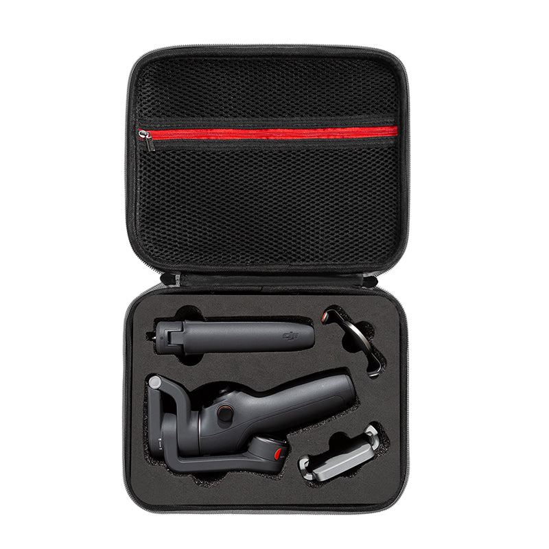 Portable Storage Bag for DJI OM 6, Handheld Gimbal Accessories Handbag Shockproof Carrying Case - Grey / Black Liner