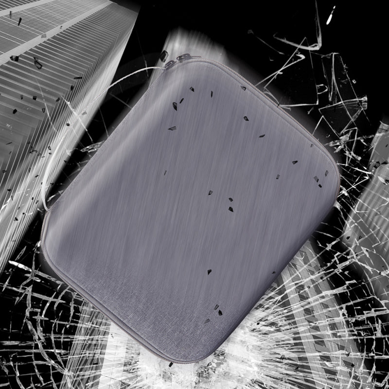 Portable Storage Bag for DJI OM 6, Handheld Gimbal Accessories Handbag Shockproof Carrying Case - Grey / Black Liner