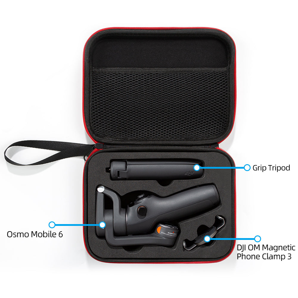 Hard EVA Shockproof Carrying Case for DJI OM 6, Handheld Gimbal Accessories Portable Bag Handbag