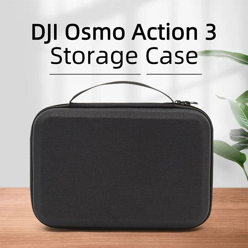 Storage Bag for DJI Osmo Action 3, Portable Camera Accessories Protection Box Carrying Case - Black