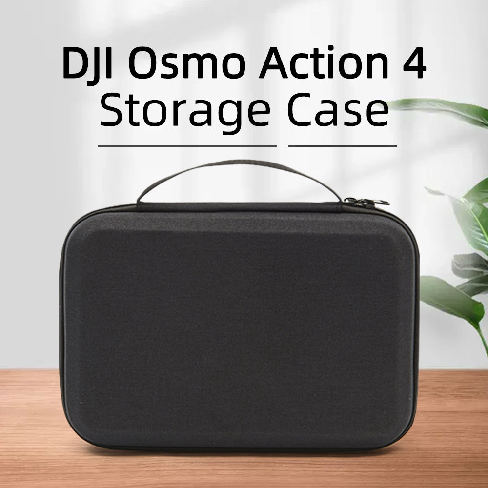 Storage Bag for DJI Osmo Action 3, Portable Camera Accessories Protection Box Carrying Case - Black