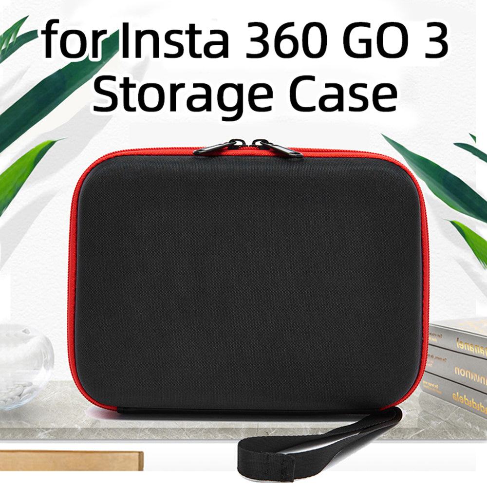 Uniqkart for Insta360 GO 3 Camera Protective Organizer Case Ant Cloth+EVA Storage Bag - Black