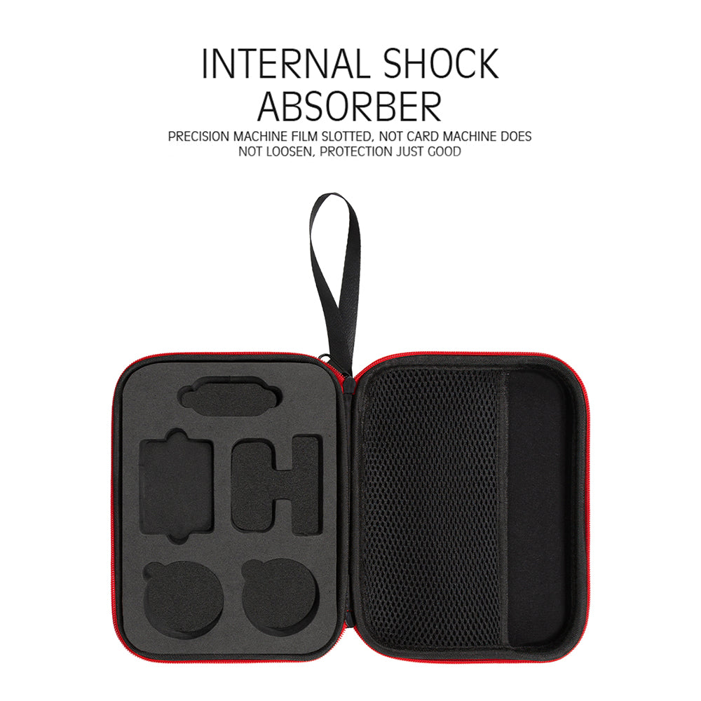 Uniqkart for Insta360 GO 3 Camera Protective Organizer Case Ant Cloth+EVA Storage Bag - Black