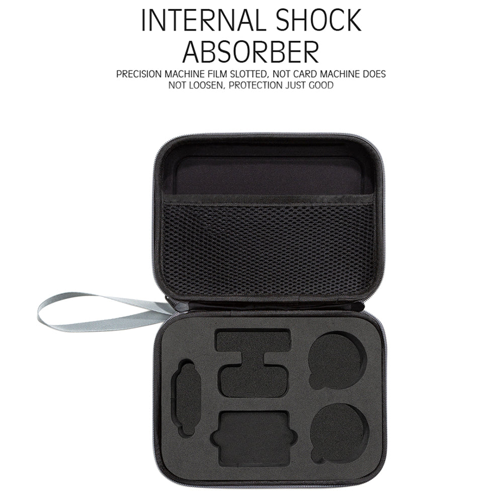 Uniqkart for Insta360 GO 3 Camera Protective Organizer Case Ant Cloth+EVA Storage Bag - Grey