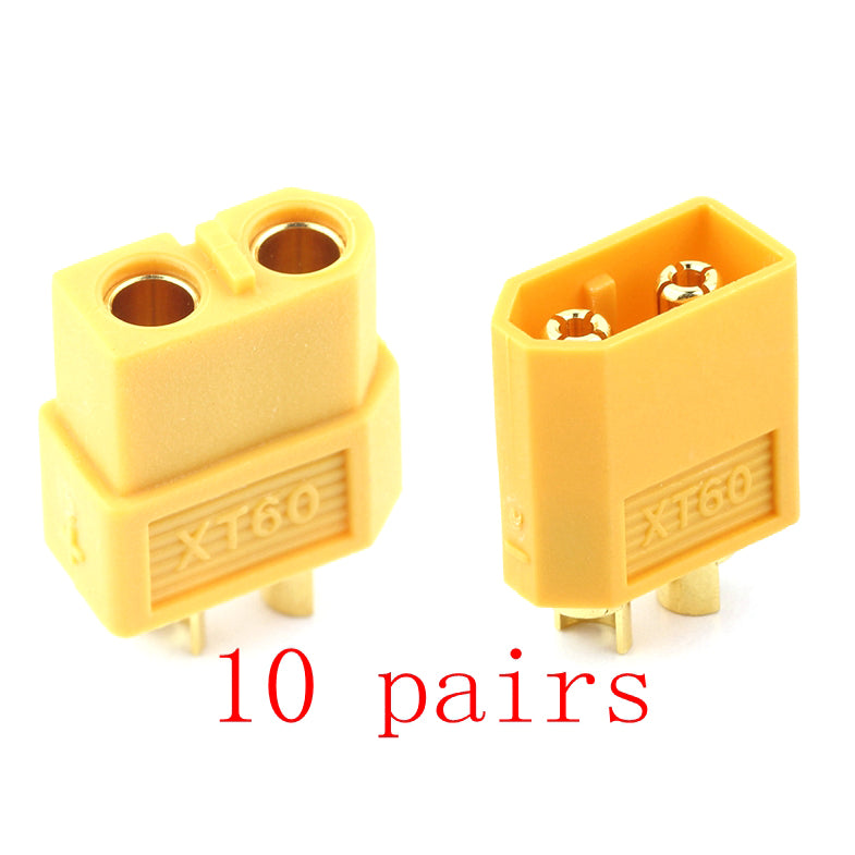 10 Pairs XT60 Male Female Bullet Connectors Plugs for RC Lipo Battery