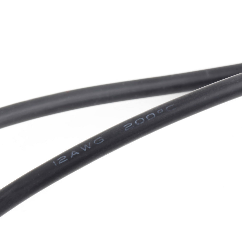 One Pair 12 AWG Heatproof Soft Silicon Wire Cable for Battery Connecting (1m Red + 1m Black)