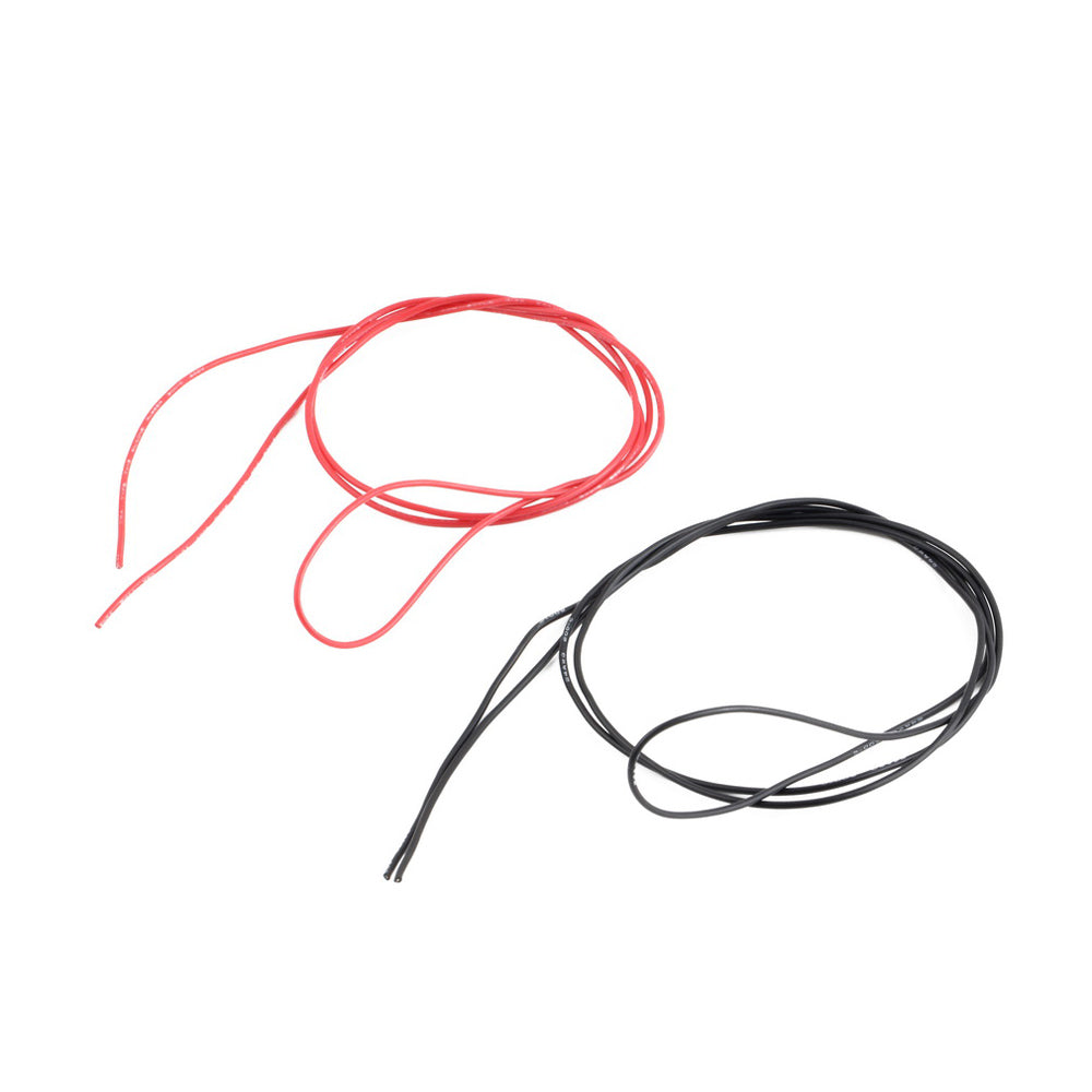 1M Red + 1M Black 24 Gauge 24 AWG Soft Silicone Wires for RC Lipo Battery
