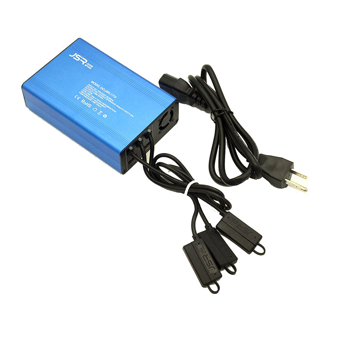 JUNESTAR JSR-1773 2 USB Ports Rapid Battery Charger Hub for DJI Spark Quadcopter and Phones - US Plug