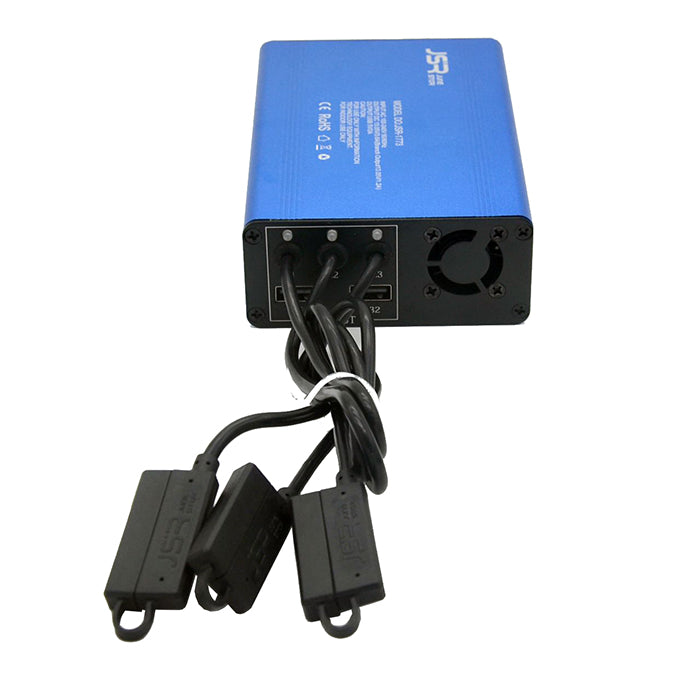 JUNESTAR JSR-1773 2 USB Ports Rapid Battery Charger Hub for DJI Spark Quadcopter and Phones - US Plug