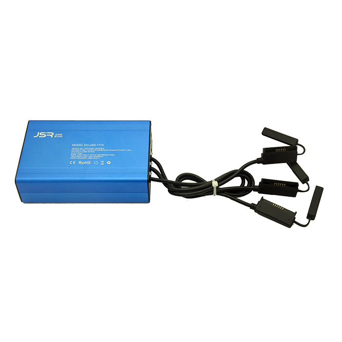 JUNESTAR JSR-1773 2 USB Ports Rapid Battery Charger Hub for DJI Spark Quadcopter and Phones - US Plug