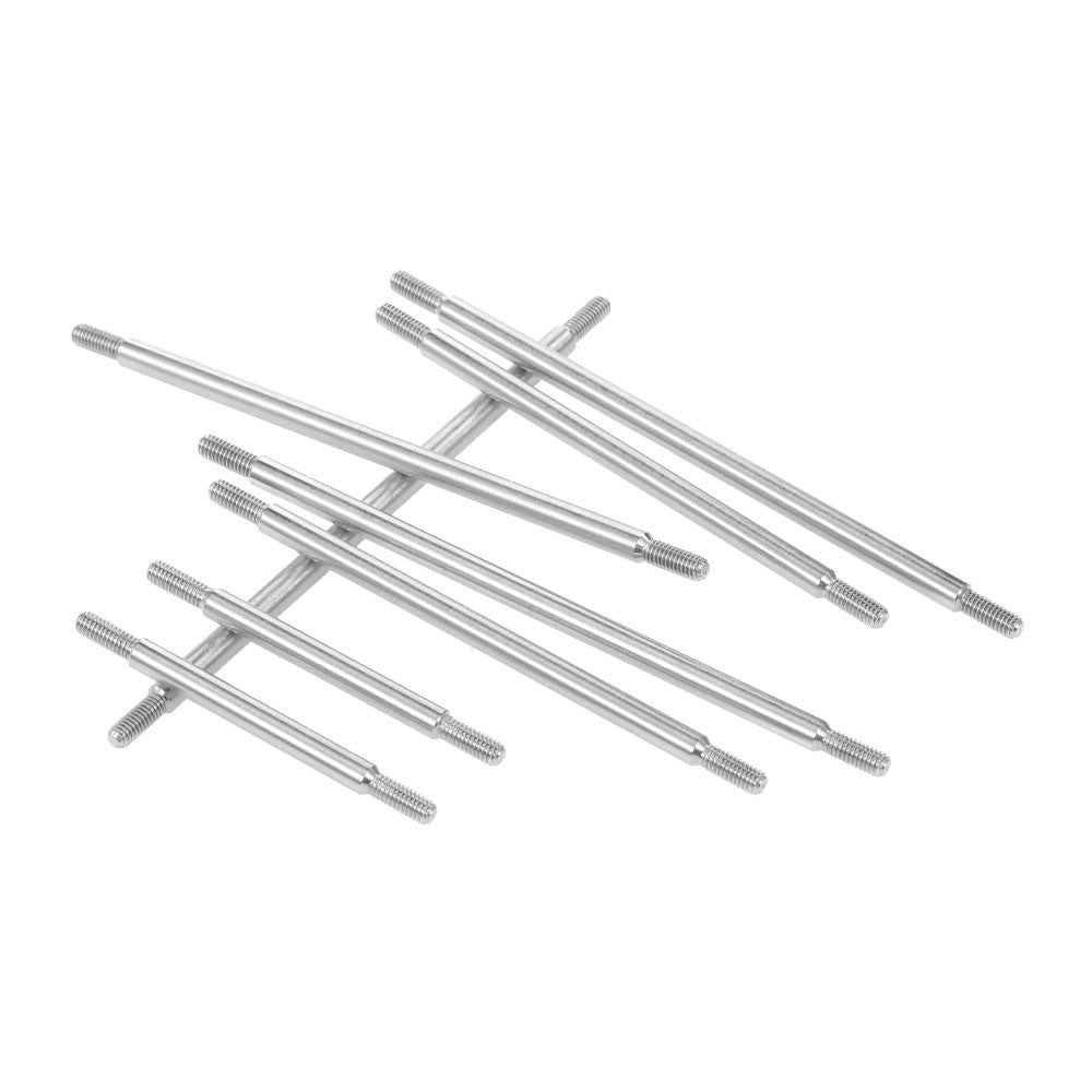 8 PCS for Traxxas TRX-4 Model Car Metal Tie Rod Set Kit - Silver