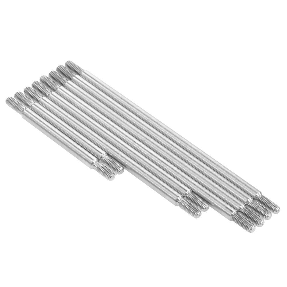 8 PCS for Traxxas TRX-4 Model Car Metal Tie Rod Set Kit - Silver