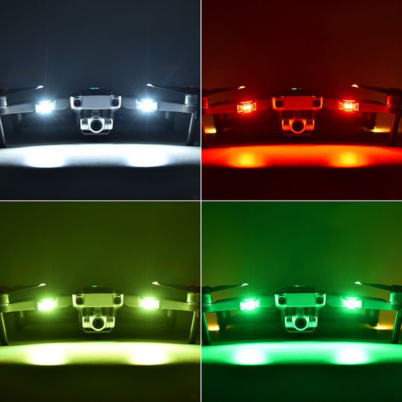 Rechargeable LED Anti-collision Warning Light Mini Flashing Light Motorcycle Drone Strobe Lamp