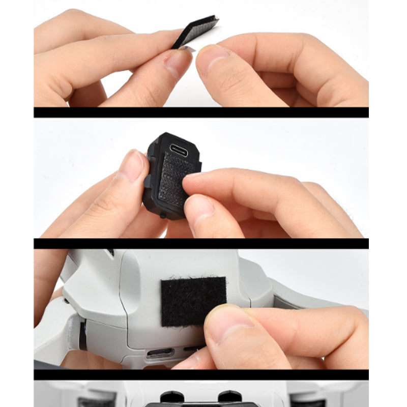 Rechargeable LED Anti-collision Warning Light Mini Flashing Light Motorcycle Drone Strobe Lamp