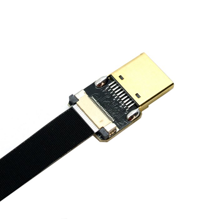 20CM FPV HDMI Type A Male to HDMI Male HDTV FPC Flat Cable for Multicopter Aerial Photography