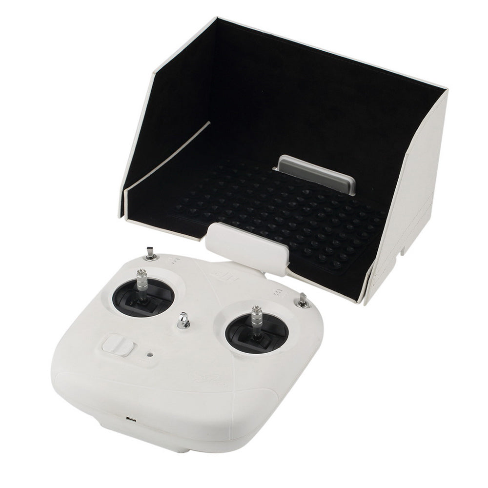 DJI Inspire 1 Remote Control Sunshade Hood Cover + Clamp for iPad Mini 3/2 - Black