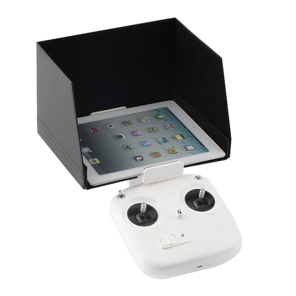 DJI Inspire 1 Remote Control Sunshade Hood Cover + Clamp for iPad Mini 3/2 - Black