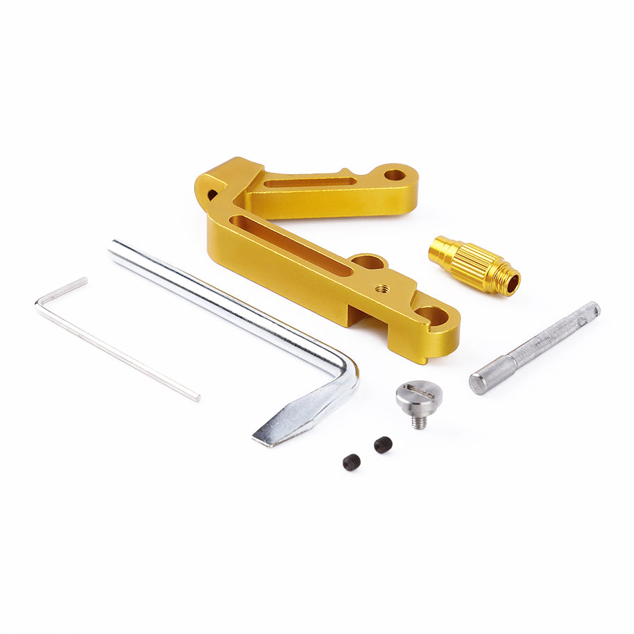 Remote Control CNC Aluminum Display Holder Frame FPV Bracket for DJI Phantom 3 Inspire 1 - Gold Color