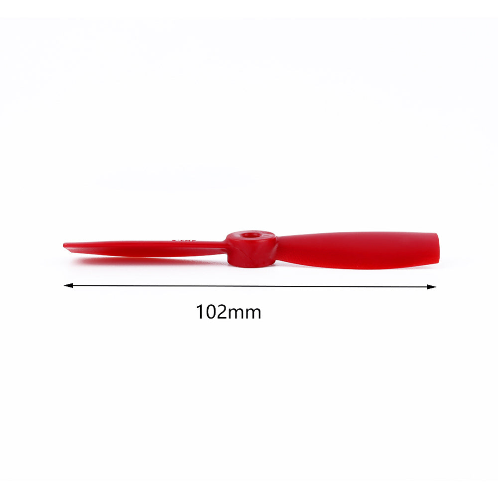 Two Pairs OCDAY 4045 RC Airplane Model Propeller Prop 2 Blades - Red