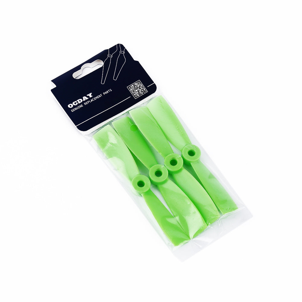 Two Pairs OCDAY 4045 RC Airplane Model Propeller Prop 2 Blades - Green