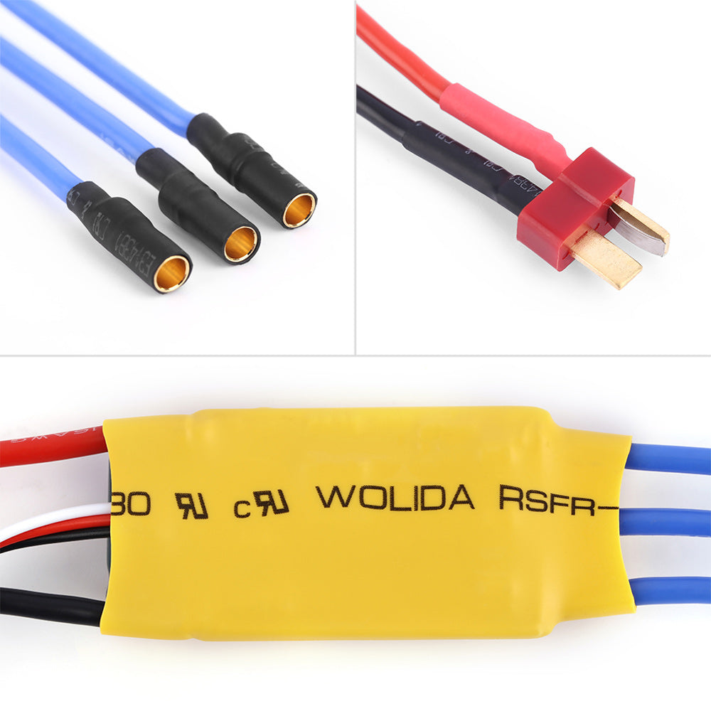 30A Welding Plug Brushless ESC Electric Speed Control 4V-16V Voltage