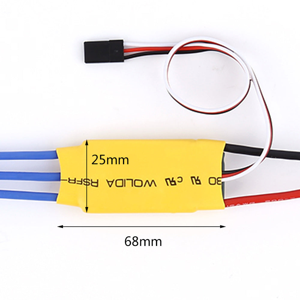 30A Welding Plug Brushless ESC Electric Speed Control 4V-16V Voltage
