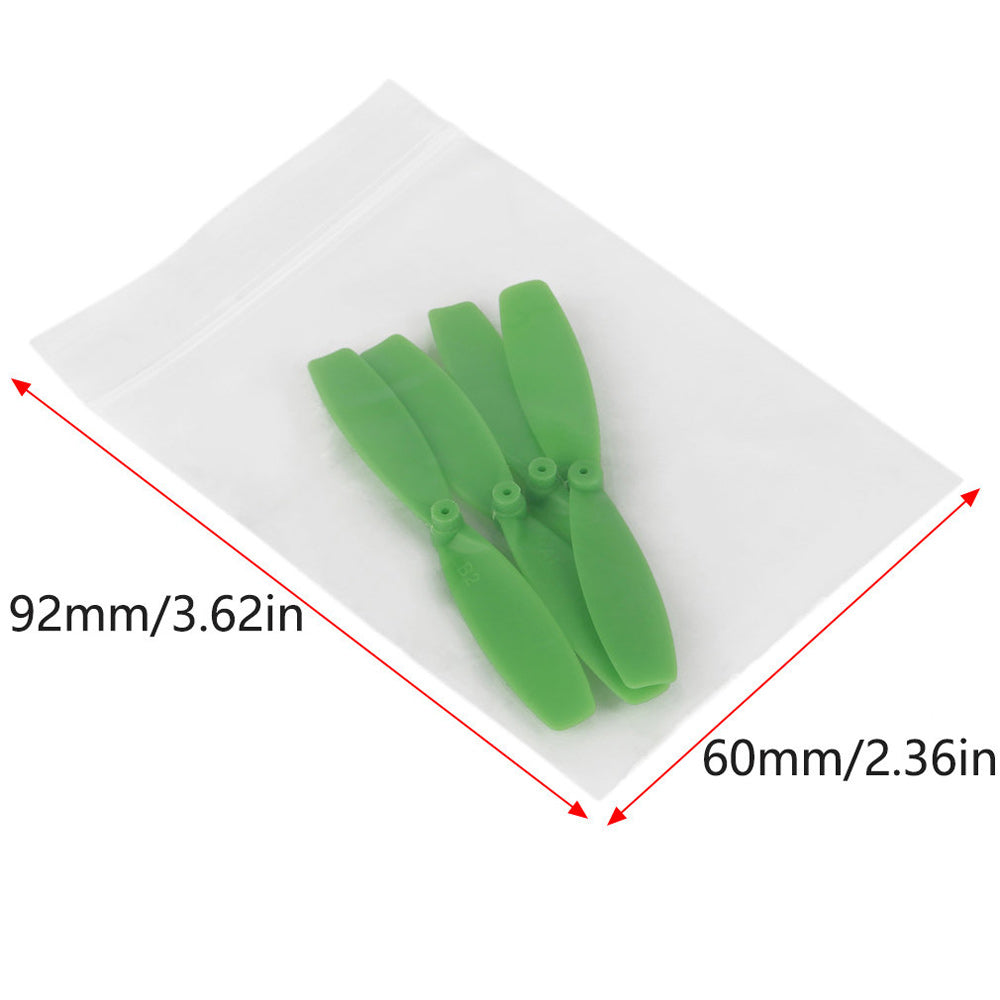 4Pcs/Set UAV Quadcopter Accessories 60mm Mini Propellers for Small Racing Drone - Green