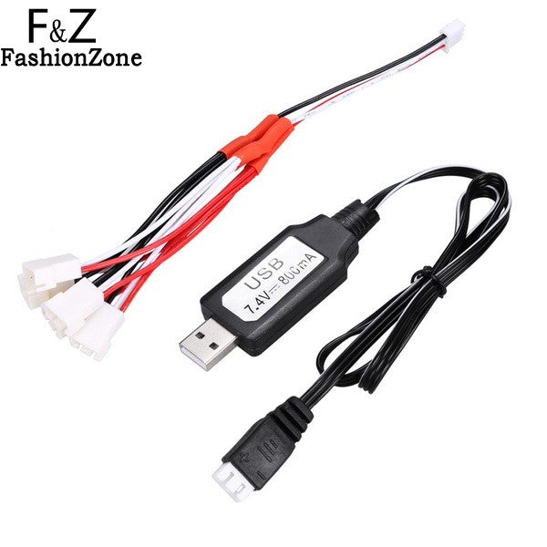 5-in-1 Cable + USB Charging Cable Set for MJX X600/X101 RC Quadcopter