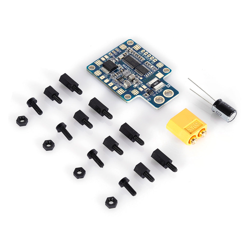 Matek Systems HUBOSD Eco X-Type STOSD8 PDB Module Current Sensor 140A Dual BEC OSD XT60