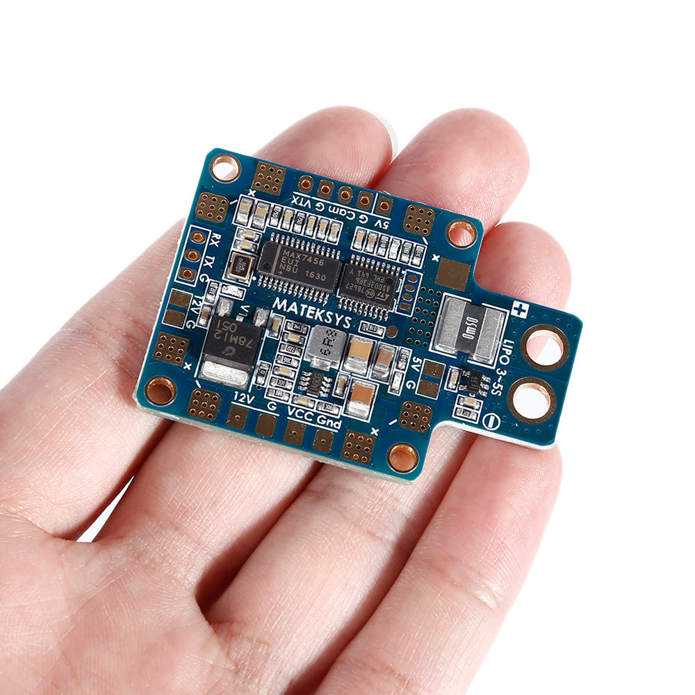 Matek Systems HUBOSD Eco X-Type STOSD8 PDB Module Current Sensor 140A Dual BEC OSD XT60