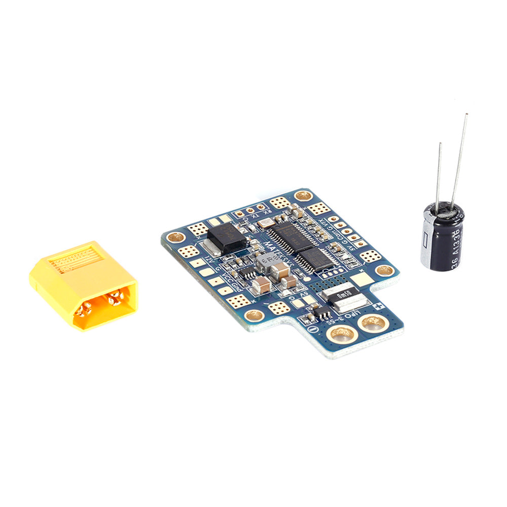 Matek Systems HUBOSD Eco X-Type STOSD8 PDB Module Current Sensor 140A Dual BEC OSD XT60