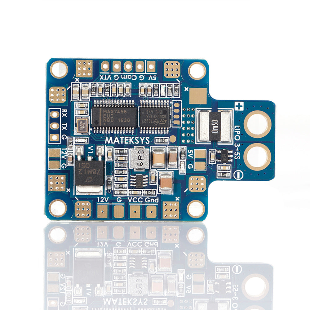 Matek Systems HUBOSD Eco X-Type STOSD8 PDB Module Current Sensor 140A Dual BEC OSD XT60