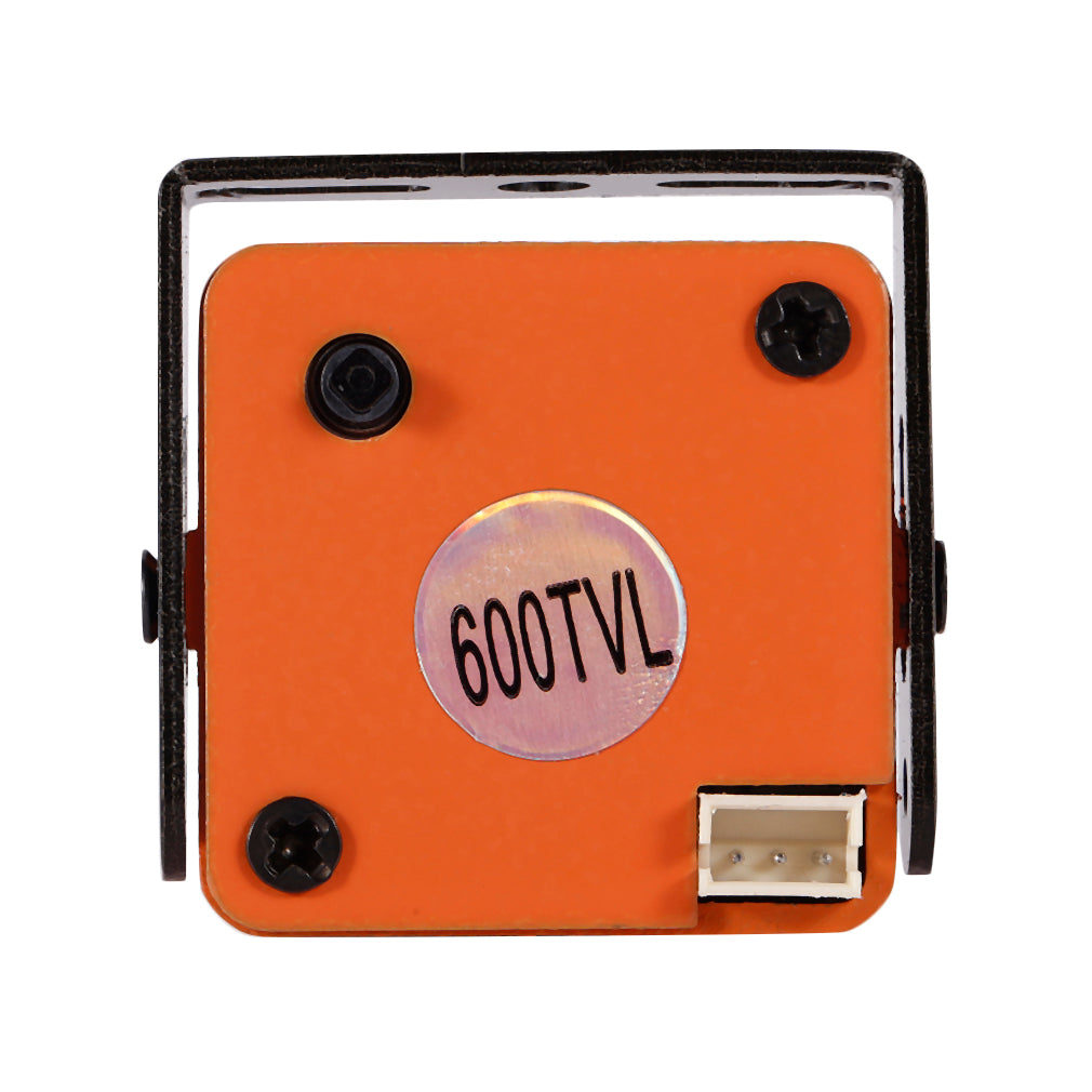 Portable Mini FPV Camera 600TVL 26mm 2.8mm Lens Camera for Racing Drone - Orange