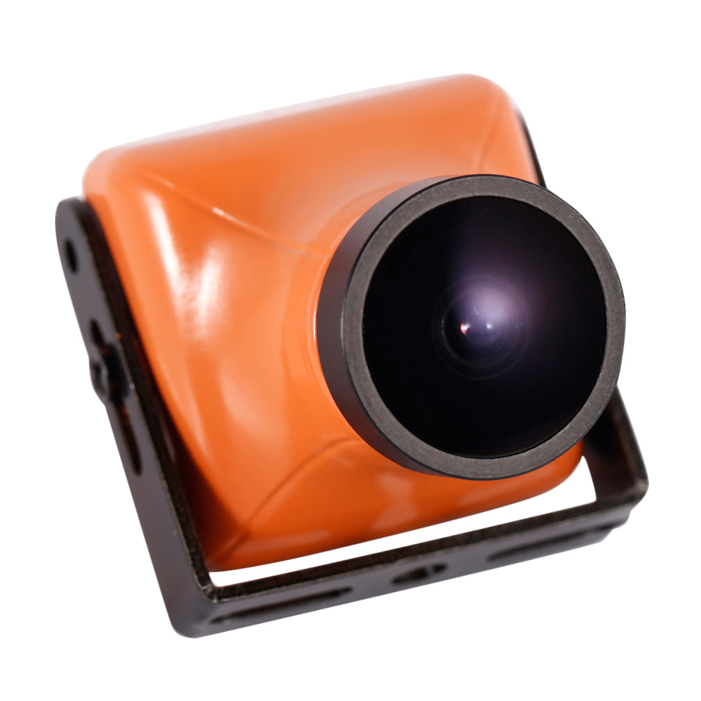 Portable Mini FPV Camera 600TVL 26mm 2.8mm Lens Camera for Racing Drone - Orange