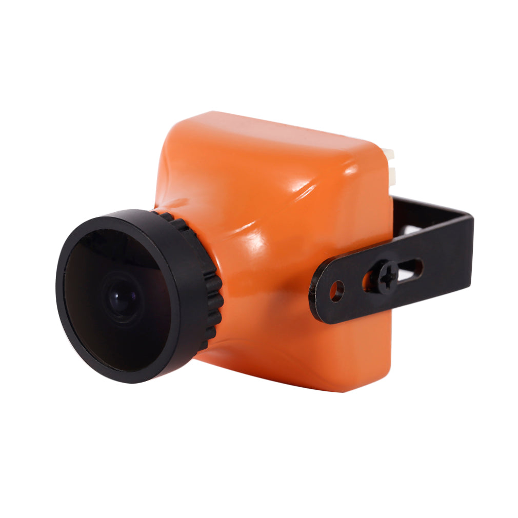 Portable Mini FPV Camera 600TVL 26mm 2.8mm Lens Camera for Racing Drone - Orange