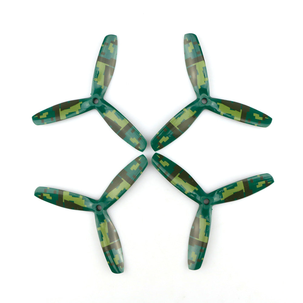 12PCS/Lot JJRC JJPRO 5050 3-Blade Propeller with Camouflage Pattern for JJPRO-P200 Quadcopter GoolRC 210 QAV250 Runner RC FPV Drone