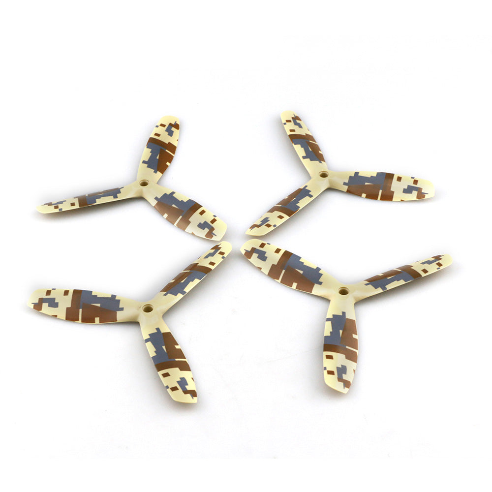 12PCS/Lot JJRC JJPRO 5050 3-Blade Propeller with Camouflage Pattern for JJPRO-P200 Quadcopter GoolRC 210 QAV250 Runner RC FPV Drone