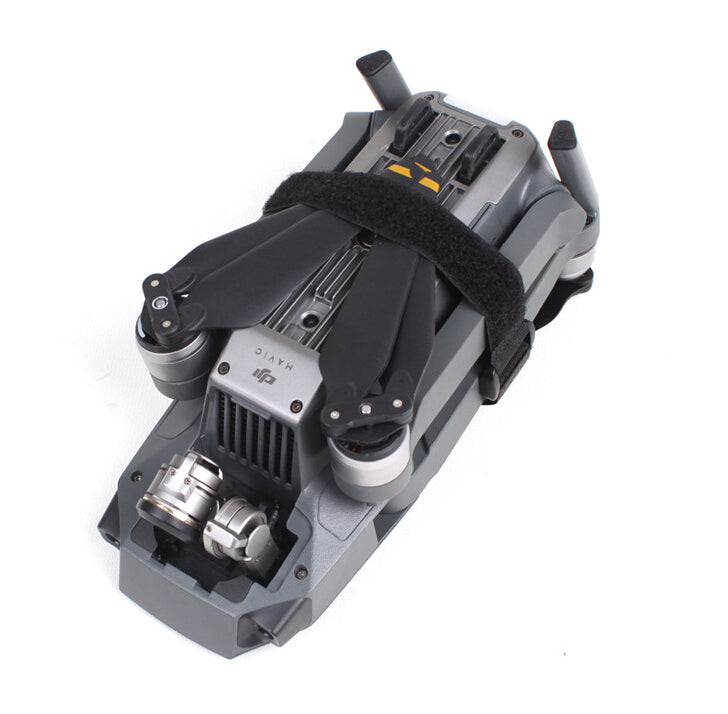 2Pcs/Set Stabilizer Enfoldment Fixing Straps Motor / Propellers Belts for DJI Mavic Pro - Black