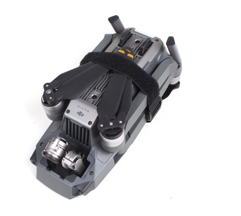 2Pcs/Set Stabilizer Enfoldment Fixing Straps Motor / Propellers Belts for DJI Mavic Pro - Black