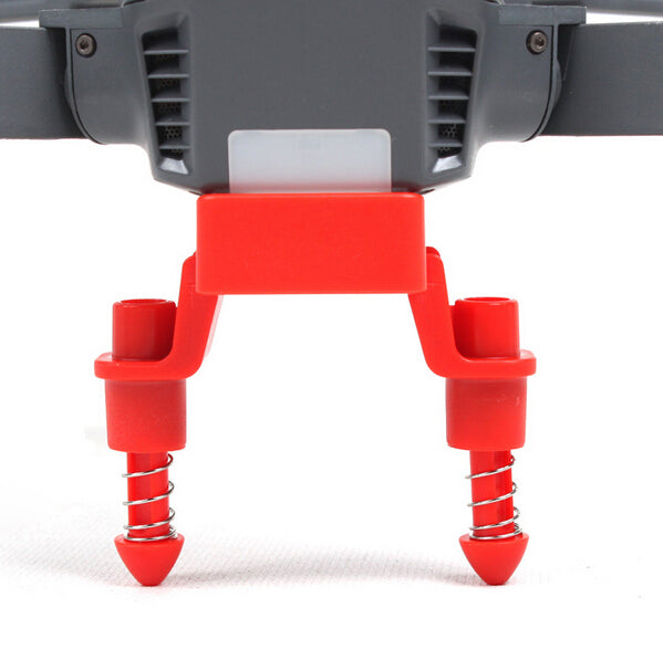 Upgraded Landing Gear Stabilizer Damping Landing Skid Stabilizers Extender Set for DJI Mavic Pro - Red