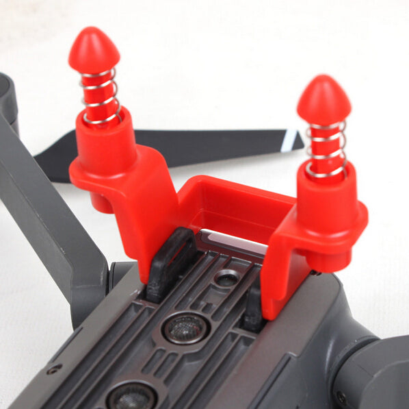 Upgraded Landing Gear Stabilizer Damping Landing Skid Stabilizers Extender Set for DJI Mavic Pro - Red