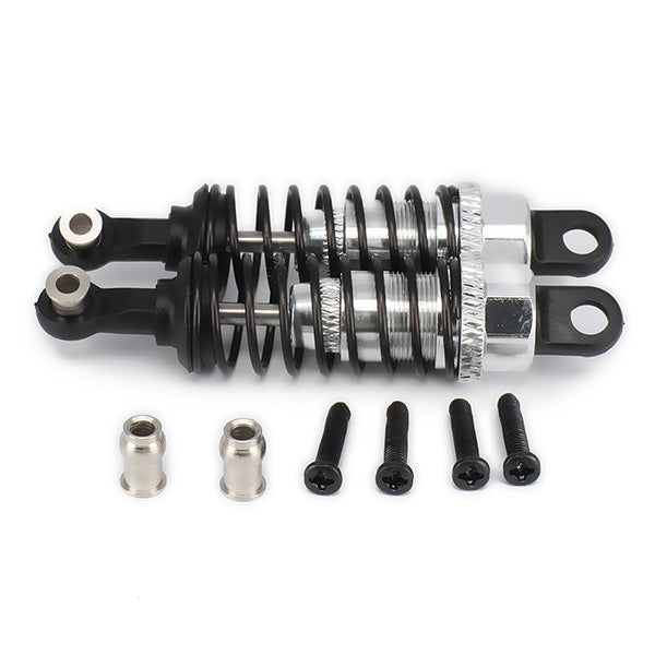 2Pcs/Set Professional 65mm Aluminum Alloy Shock Absorbers for WLTOYS A959-B RC Car - Silver