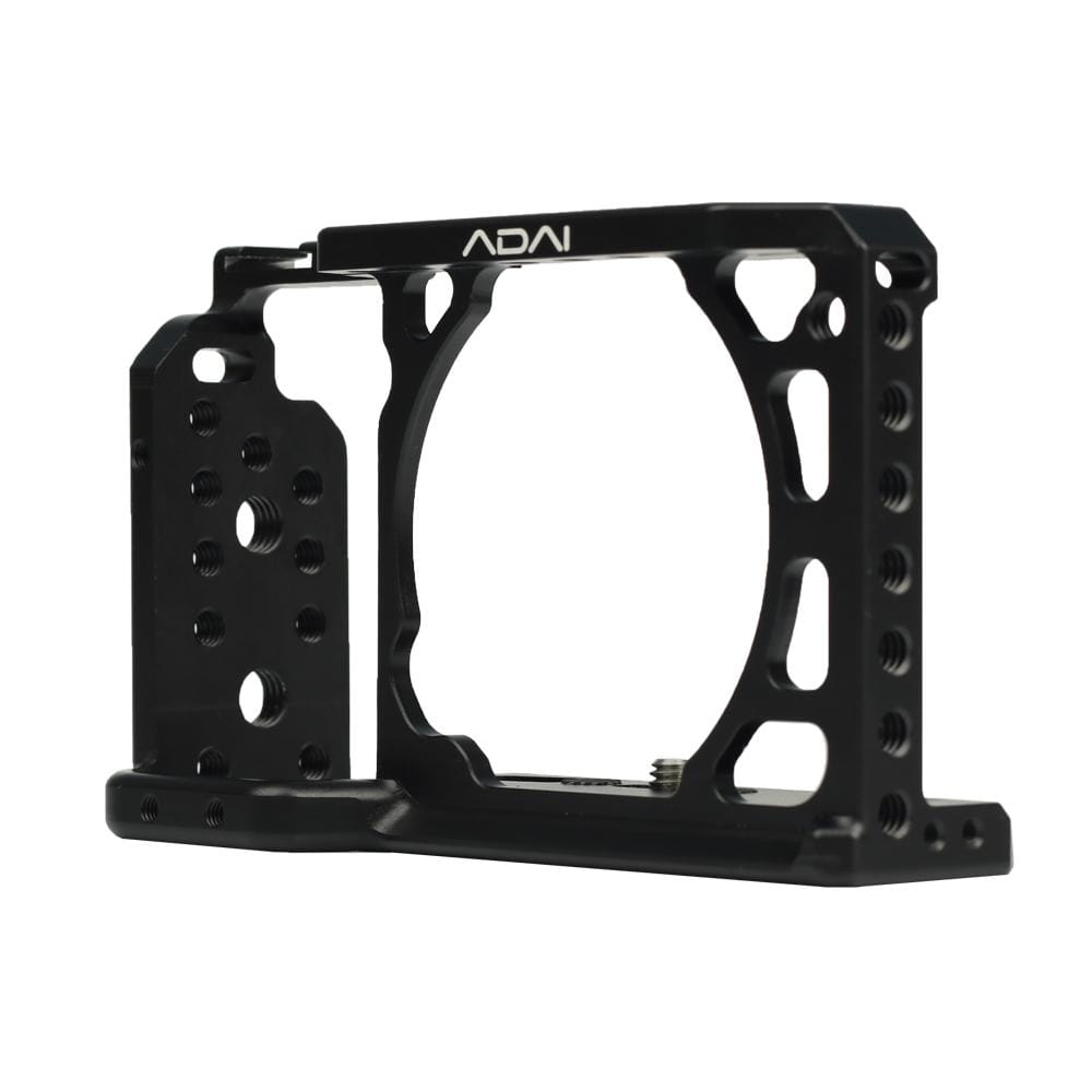ADAI Camera Video Aluminum Alloy Cage Stabilizer for Sony A6300 / A6500 / A6400 / A6000 / A5000 (Black)