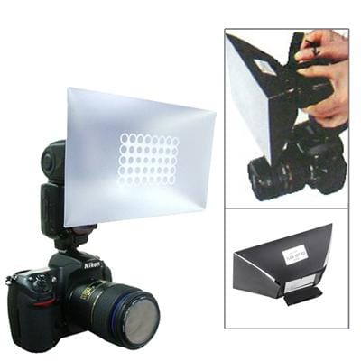 Folding Flash Soft Diffuser , 200mm x 120mm x 85mm (Black)