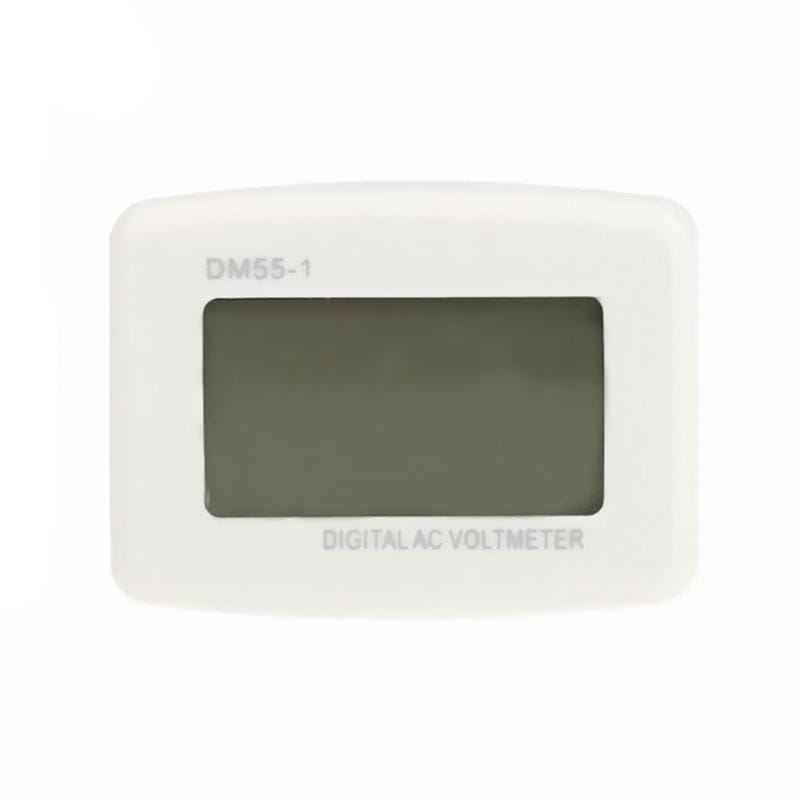 Digital Voltmeter LCD Display LCD Voltmeter Plug-type Electric Meter (EU Plug)