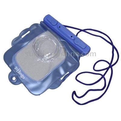 Bingo Waterproof Bag for Digital Camera, Size: 150 x 140 mm, Lens Dia. / Length: 58 / 31 mm (Blue)
