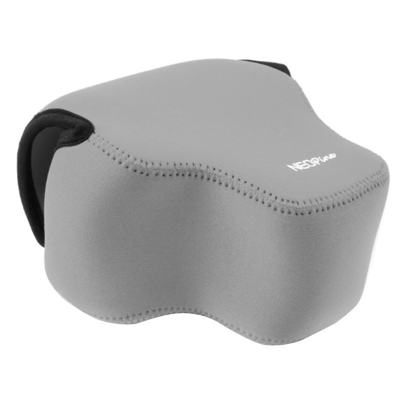 NEOpine Neoprene Shockproof Soft Case Bag with Hook for Panasonic FZ1000 Camera (Grey)