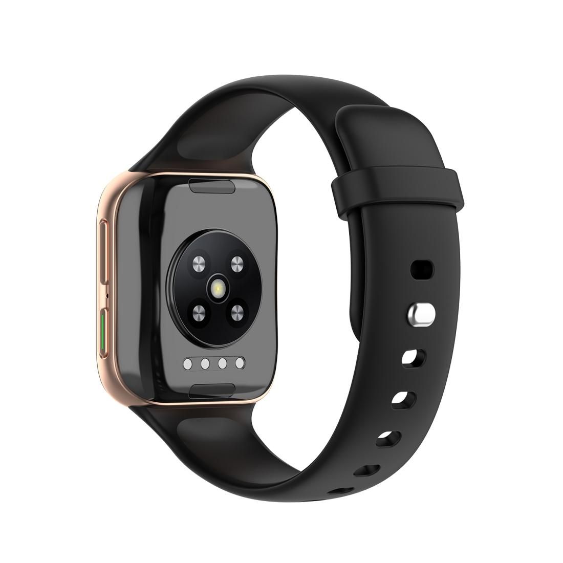 Replace Silicone Strap, Size:For OPPO Watch 46mm (Black)