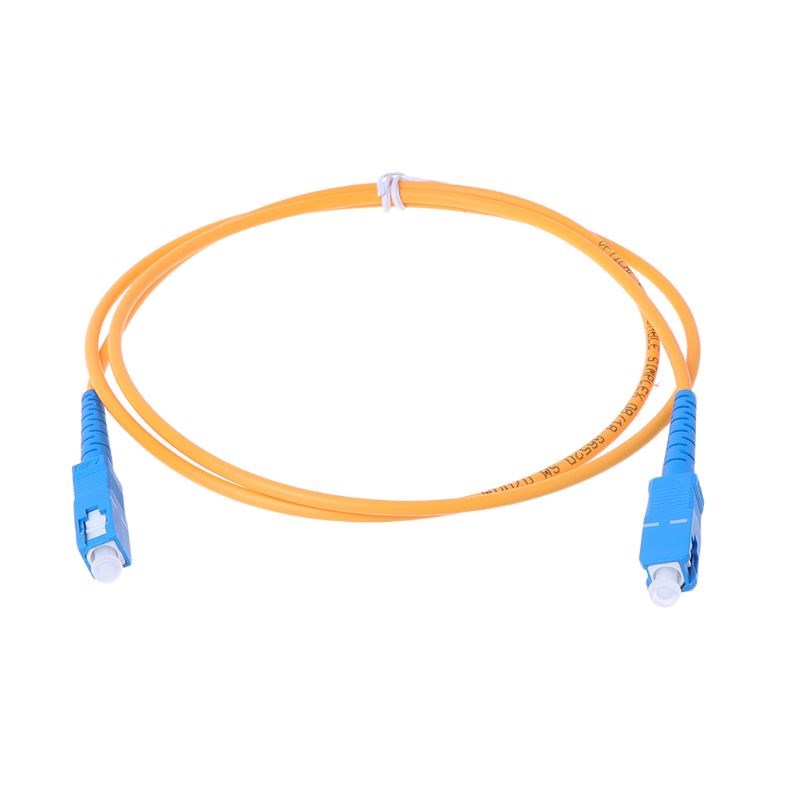 SC/UPC-SC/UPC-SM/LSZH 3mm Fiber Optic Jumper Cable Single Mode Extension Patch Cord - 1m