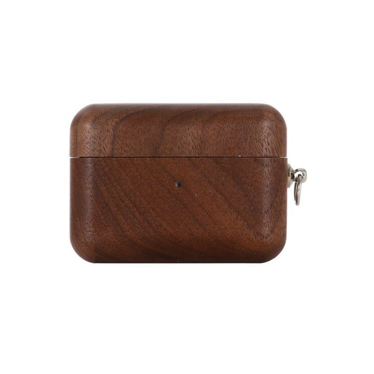 Wood Texture Color Bluetooth Earphone Silicone Case Cover for Apple AirPods Pro - Style C